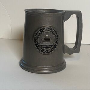 Brigham Young Pewter Tankard